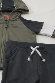 Sweatjacke mit Sweathose Gr. 74 von C&A (4296)